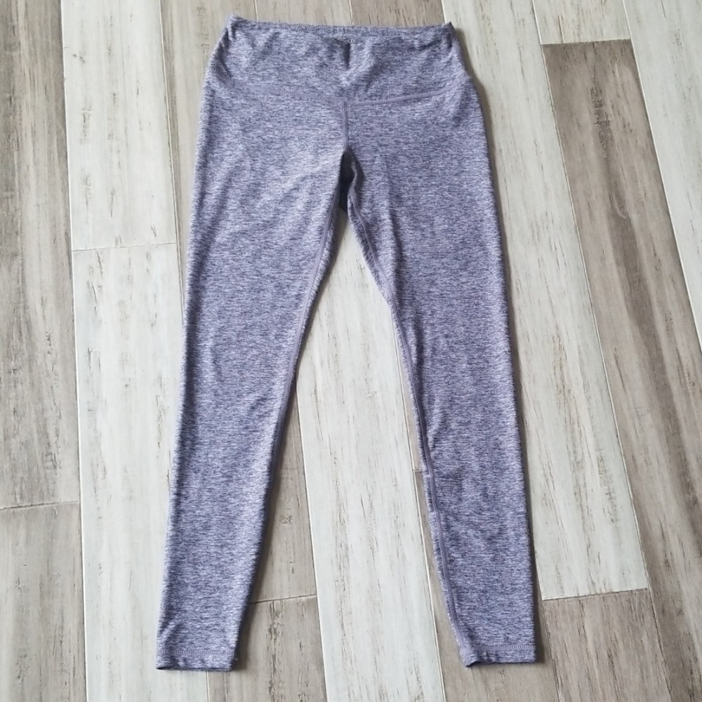 Tesla Mid Rise Marled Purple and Pink Yoga Pants